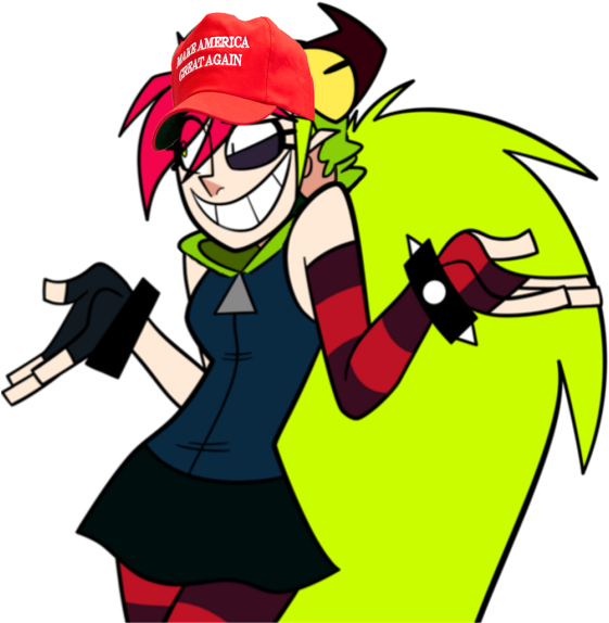 Make America Great Again - Villainous Cartoon Network Demencia (573x573)
