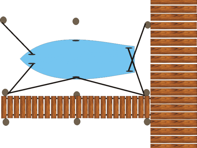 Dock Clipart Boat Dock - Boat (640x480)