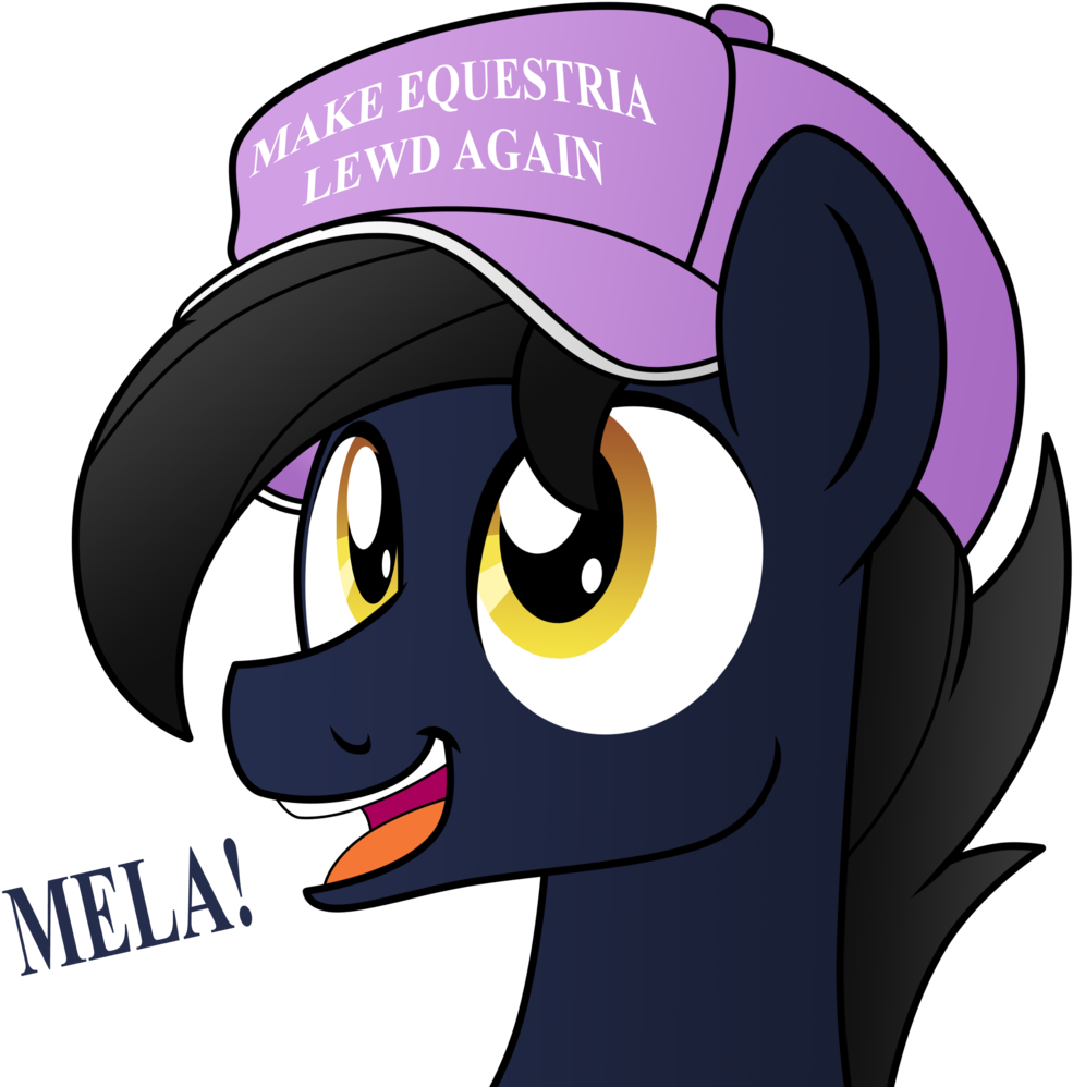Pananovich, Bust, Hat, Lewd, Make America Great Again, - Cartoon (1024x1024)
