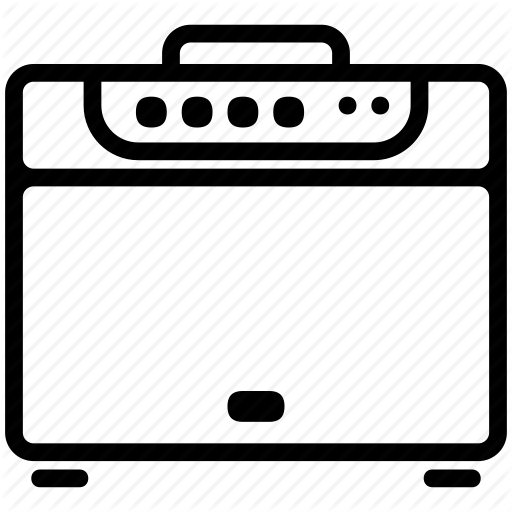 Pin Guitar Amp Clip Art - Guitar Amp Clipart (512x512)