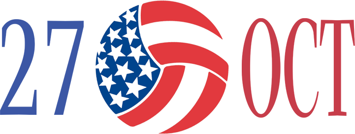 Mix America Great Again - Usa Volleyball Official Olympics 4.5 Inch X 6 Inch (721x273)