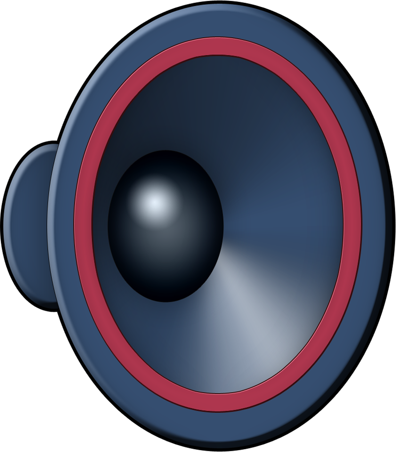 Listening Ear Clip Art - Blue Speaker Png Icon (800x912)