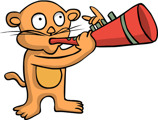 Clip Art Groundhog Day Trumpet Announcement Loud Speaker - Clip Art (600x630)