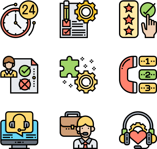 Customer Support - Web Design Icon Png (600x564)