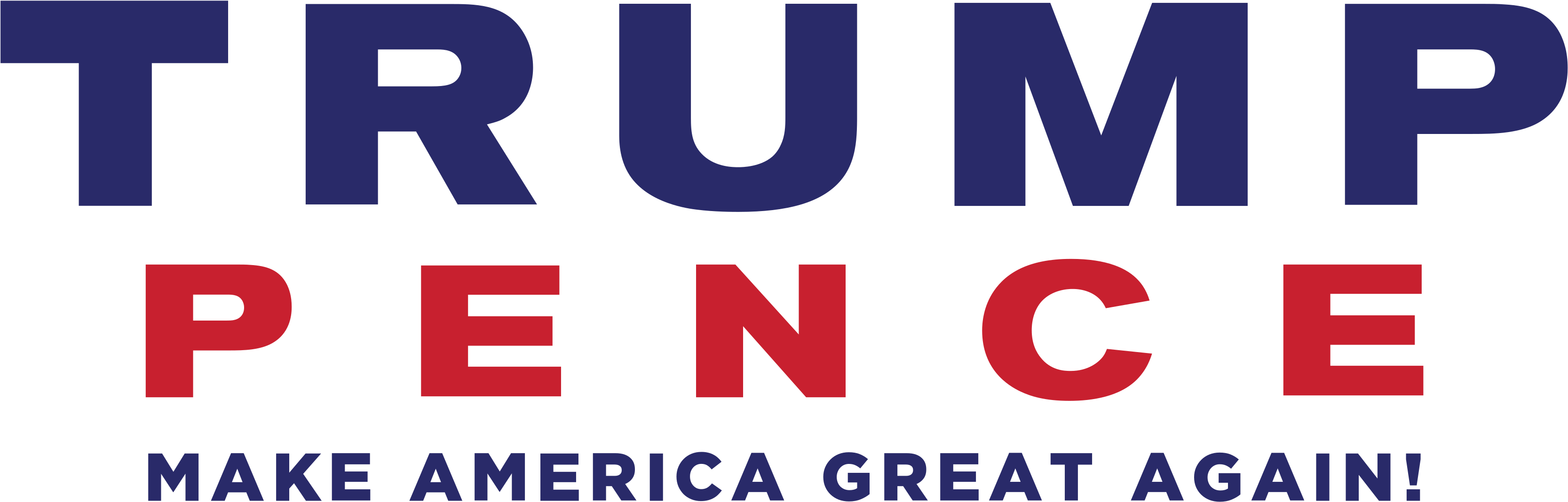 Trump Pence Logo Png Clipart Freeuse Stock - Trump Pence Logo Gif (3960x1620)