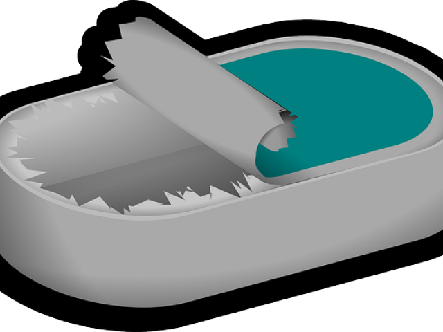 Sardine Clipart Fisht - Sardine Can (640x480)