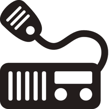Banner Transparent Library Amateur Radio Clipart - Cb Radio Clip Art (350x350)