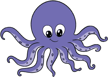 Clipart Black And White Download Octopus At Getdrawings - Draw An Octopus Step By Step (400x400)