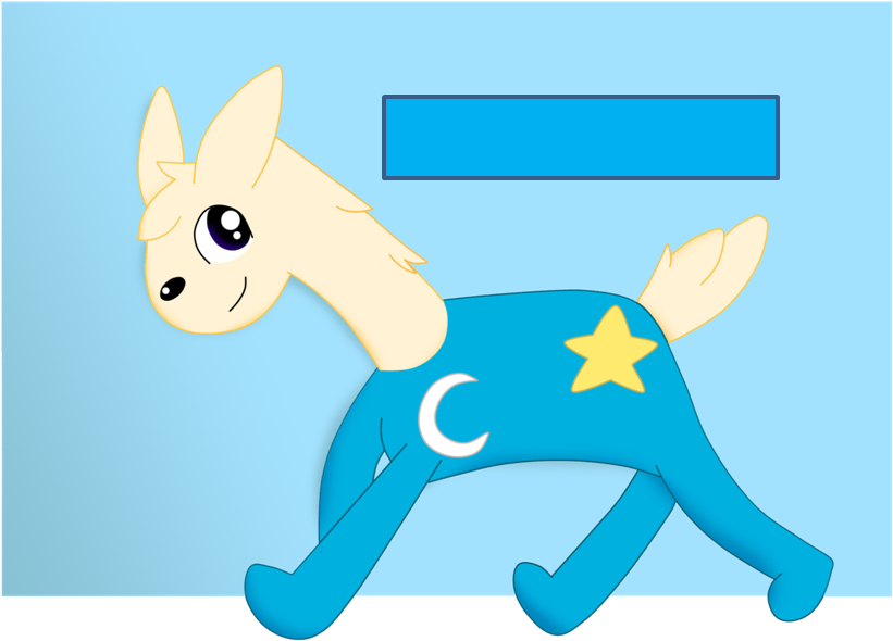 Llama Wearing Pajamas - Cartoon (1127x772)