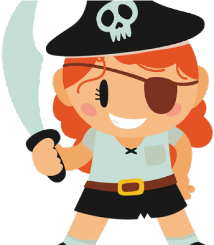Pirate Clipart Transparent Background - Halloween Costume Cartoon (640x480)