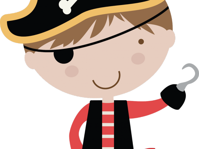 Pirate Clipart Transparent Background - Pirate Png Clipart (640x480)