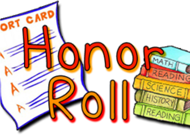 Winning Clipart Honors - Honor Roll Report Card (640x480)
