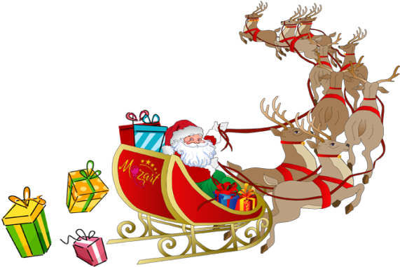 Twas The Night Before Christmas Clip Art (570x390)