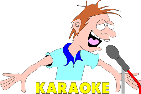 Download Wallpaper Full Wallpapers The World Widest - Cartoon Karaoke Singer (450x300)