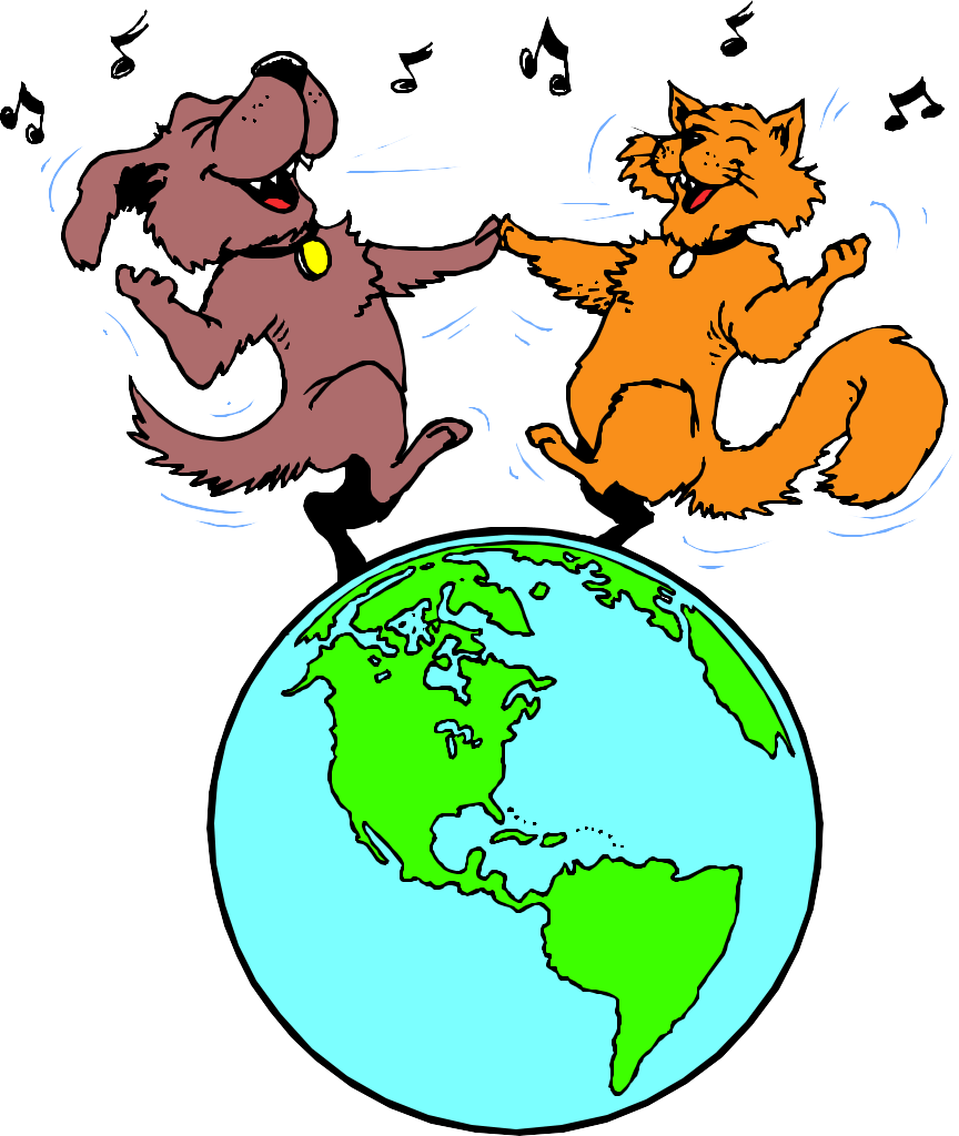 Dancing Animation Dog (864x1024)