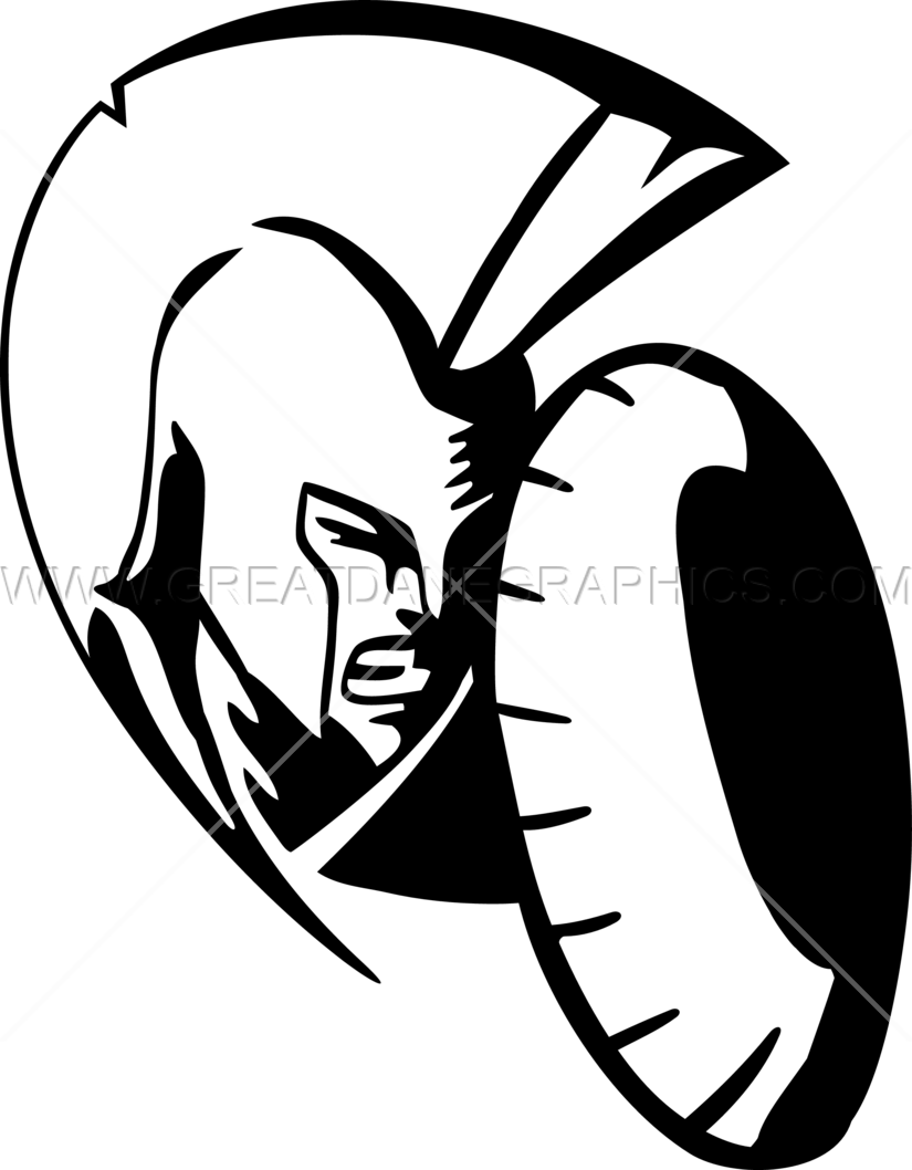 Ares Vector Spartan Head - Basketball Player Dunking Clipart (825x1058)