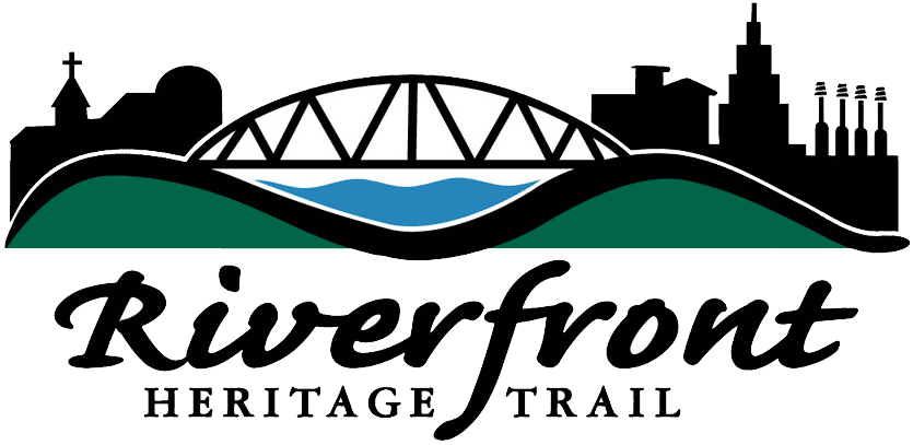 Riverfront Heritage Trail Logo - Riverfront Heritage Trail (835x407)