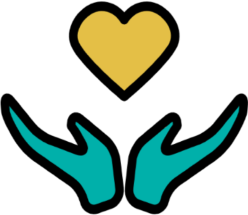 Hands Heart Donate Image Wide - Heart (1202x515)