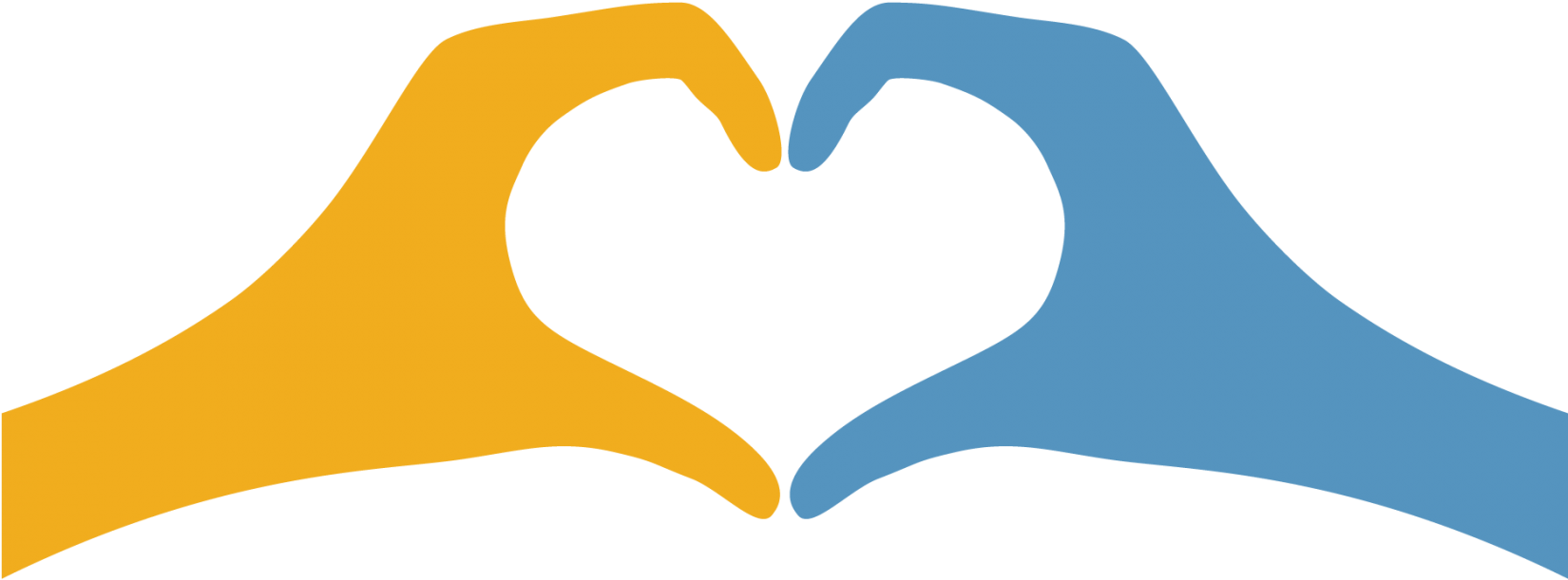 Hand Heart Symbol Shape Icon-1 - Heart Sign Hands Icon (1650x1012)