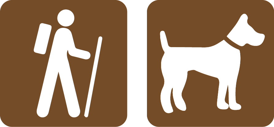 1 Wolverine Trail - Brady 115219 Notice Sign,18 X 12in,grn/wht,al,eng (893x415)