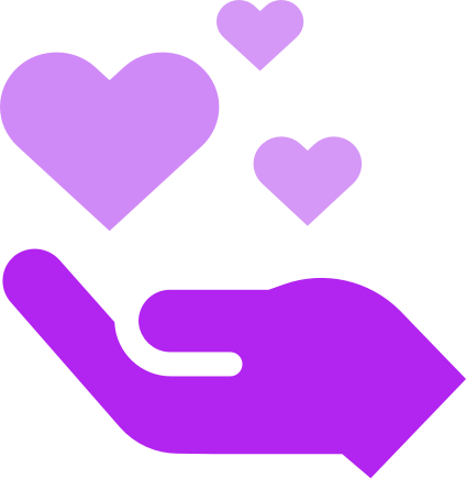 Hassle Free Fundraising For Charities - Heart (424x436)