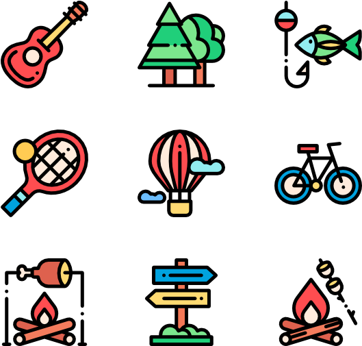 Outdoor Activities - Portable Network Graphics (600x564)