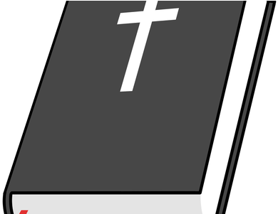 Banner Royalty Free Download Clipart Cross And Bible - Bible (450x300)