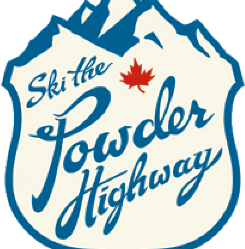 The Powder Highway Logo - Ski The Powder Highway Sign (500x500)