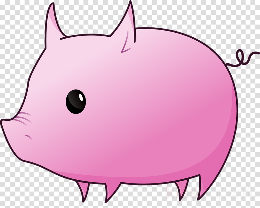 Animated Pigs Clipart Pig Clip Art - Transparent Background Blue Sphere (900x720)