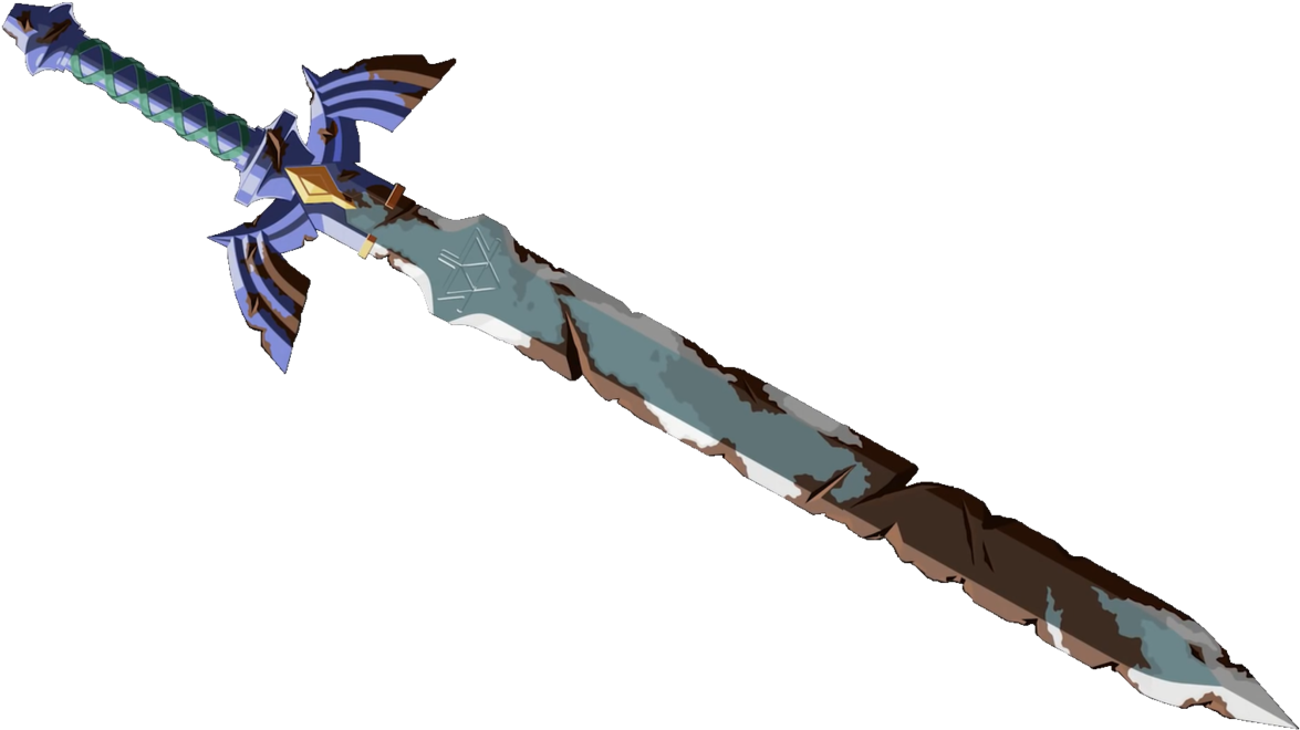Sword Clipart Short Sword - Master Sword Breath Of The Wild Png (1197x668)