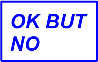 Picture Free Transparent Word - Ok But No (500x375)