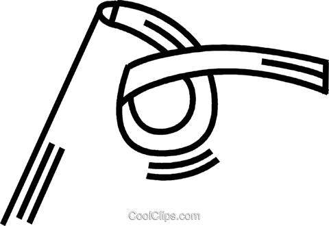 Gymnastics Routine Royalty Free Vector Clip Art Illustration - Line Art (480x330)