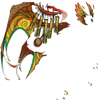 Chimes Clipart Wing - Portable Network Graphics (350x350)