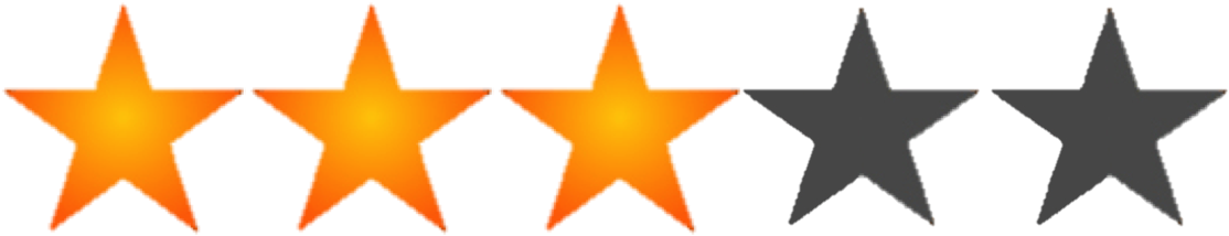 From The Glittering Streets Of Manhattan To The Moonlit - 3 Star Rating Icon (1119x236)