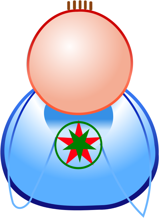 File - Nuvola Teenager - Svg - Con Stella In Un Cerchio (752x1024)