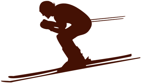 Svg Transparent Stock Ski Jumping Sport Silhouette - Skiing (512x512)