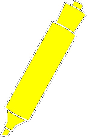Highlighters Cliparts - Marker Pen (288x451)