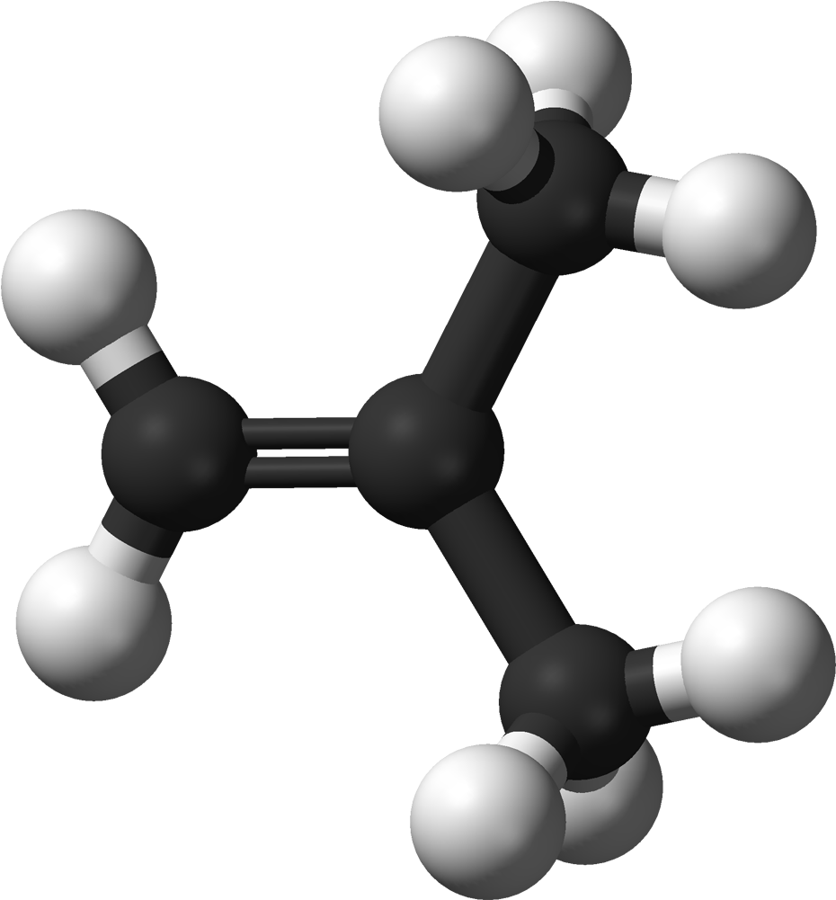 2 Methylpropene 3d Structure (1029x1100)