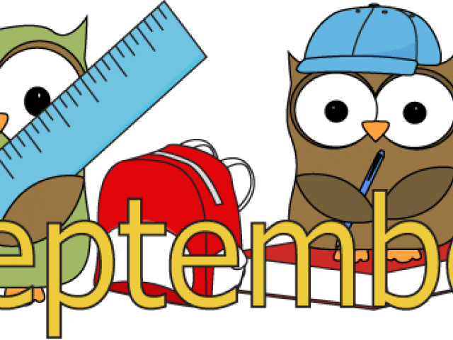 Owl Clipart September - September School Clip Art (640x480)