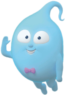 Vampirina Demi Waving - Demi The Ghost Vampirina (400x400)