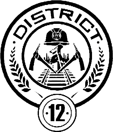 Hunger Games Png District - Hunger Games District 12 Symbol (388x442)