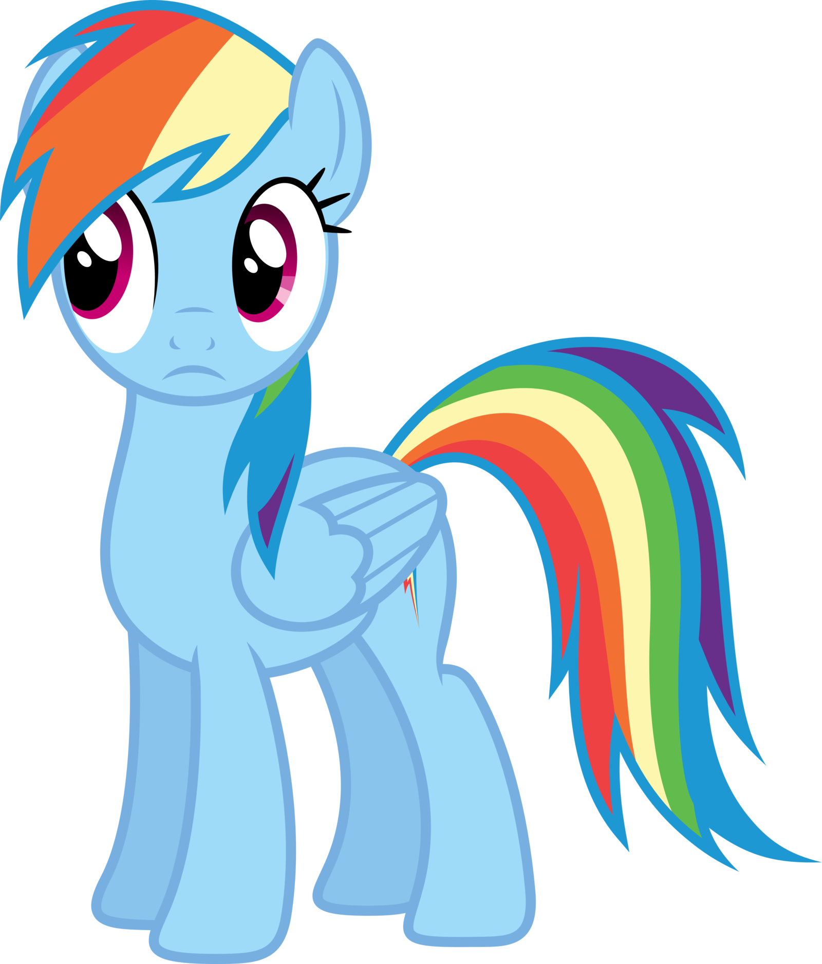 Hunger Games Clipart Mlp - Friendship Is Magic Rainbow Dash (1600x1877)