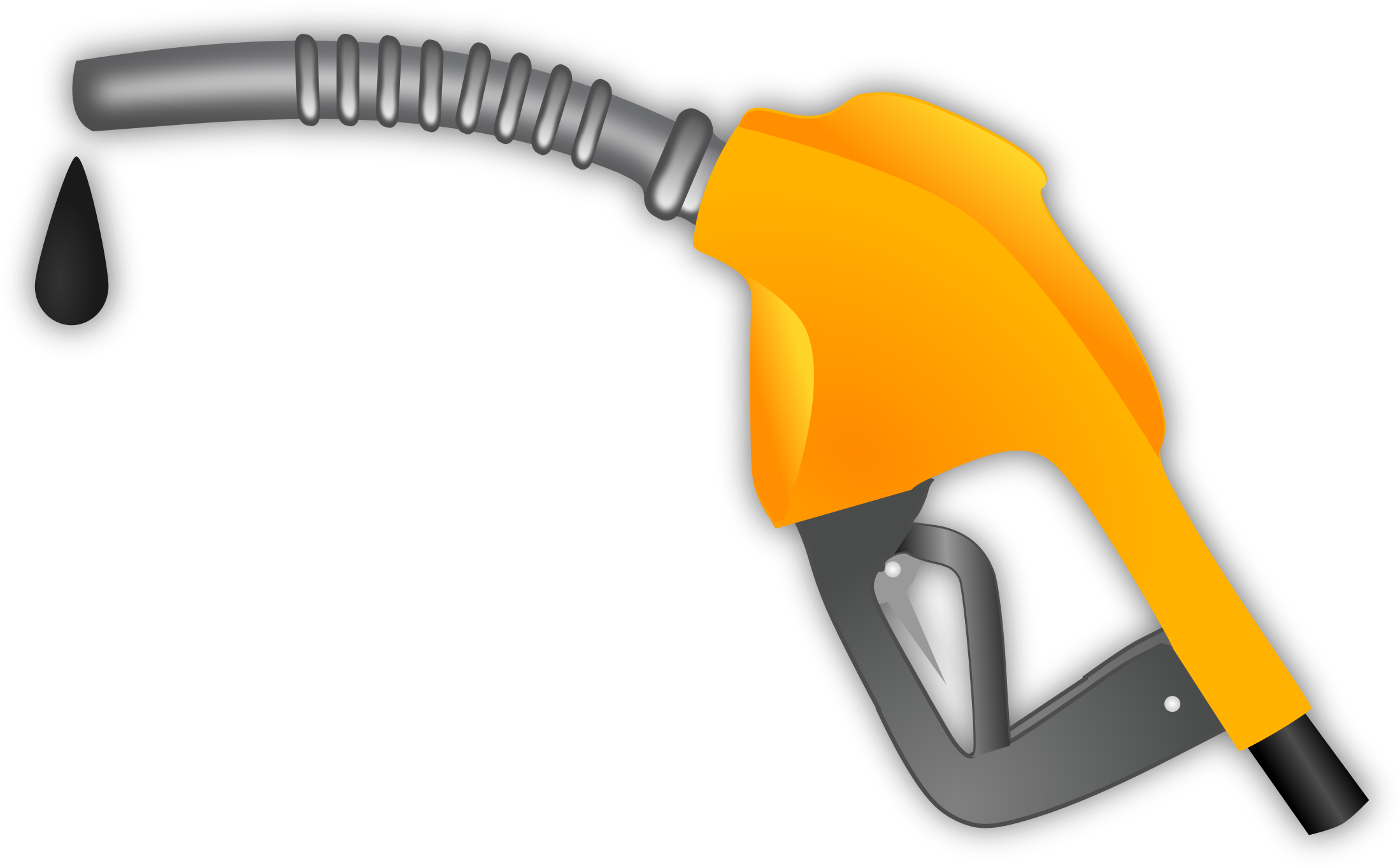 Gas Pump Nozzle Clipart - Gas Pump Handle Clip Art (2198x1362)