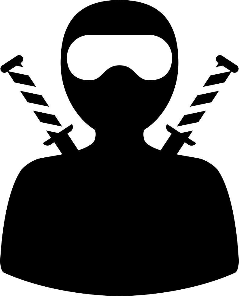 Png File - Silueta Ninja (792x980)