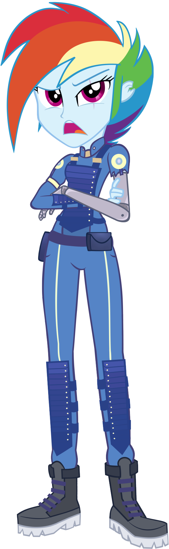 Rainbow Dash Vector By Invisibleinkdoodles - My Little Pony (1226x1920)