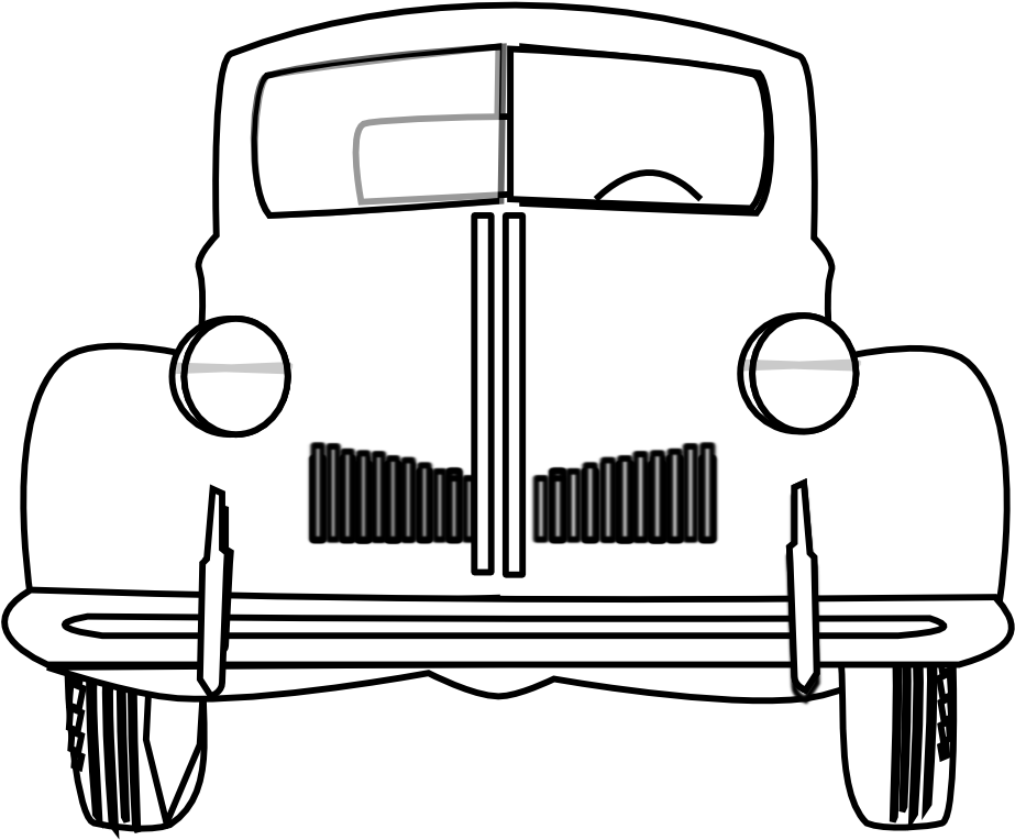 Coloring Awesome Lightning Mcqueen Coloringges Free - Classic White Car Cliparts (999x999)