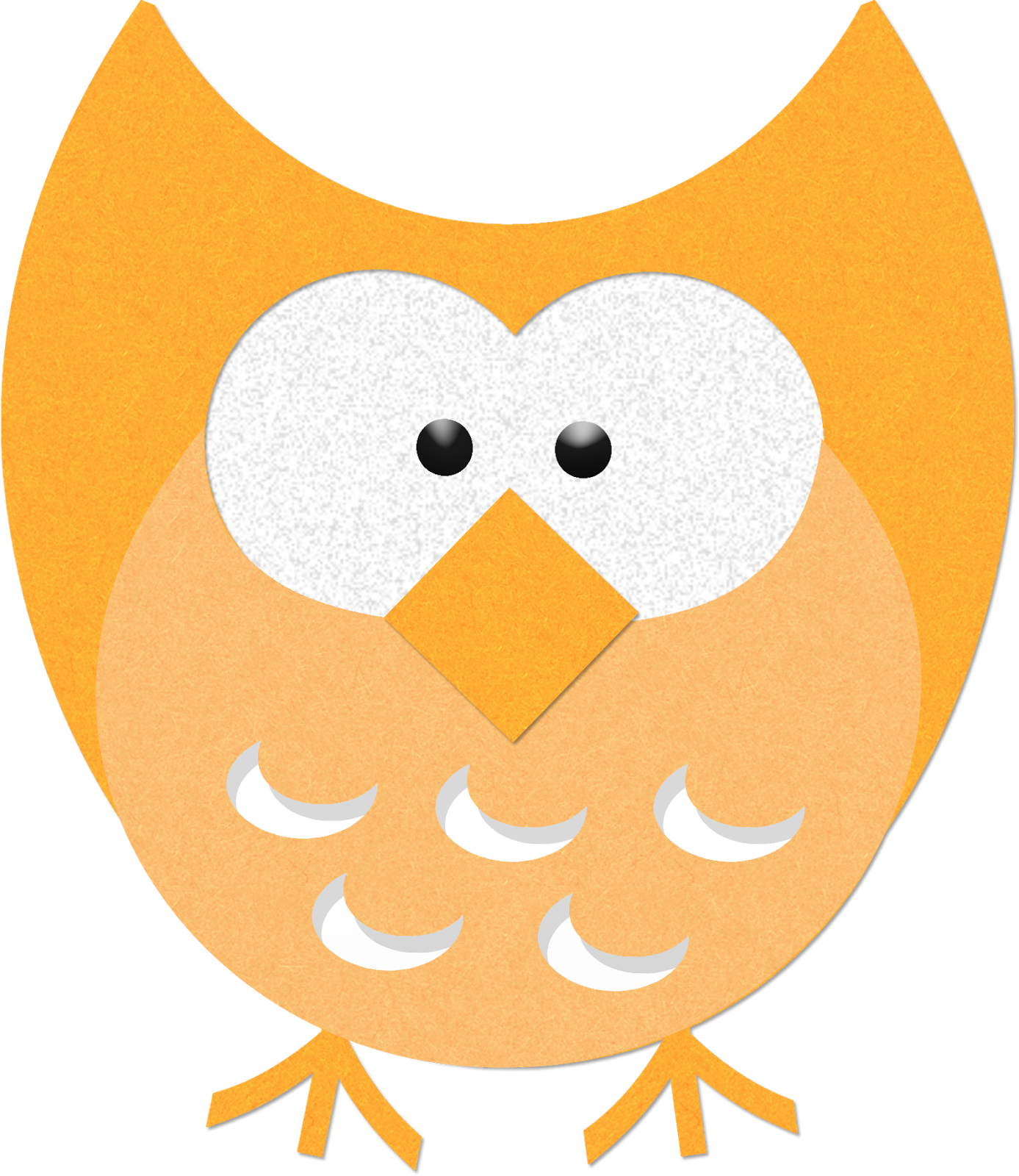 You May Place A Link On Your Blog To Share About The - Orange Owl Clip Art (1387x1600)