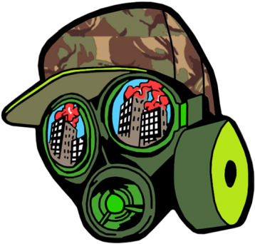 Soldiers Gas Mask Photos Png Images - Logo Gas Mask Png (400x415)