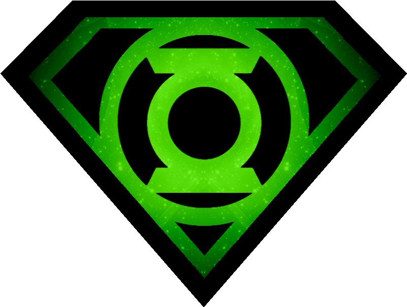 More Like Superman Icon By Jeremymallin - Superman Green Lantern Logo (825x626)