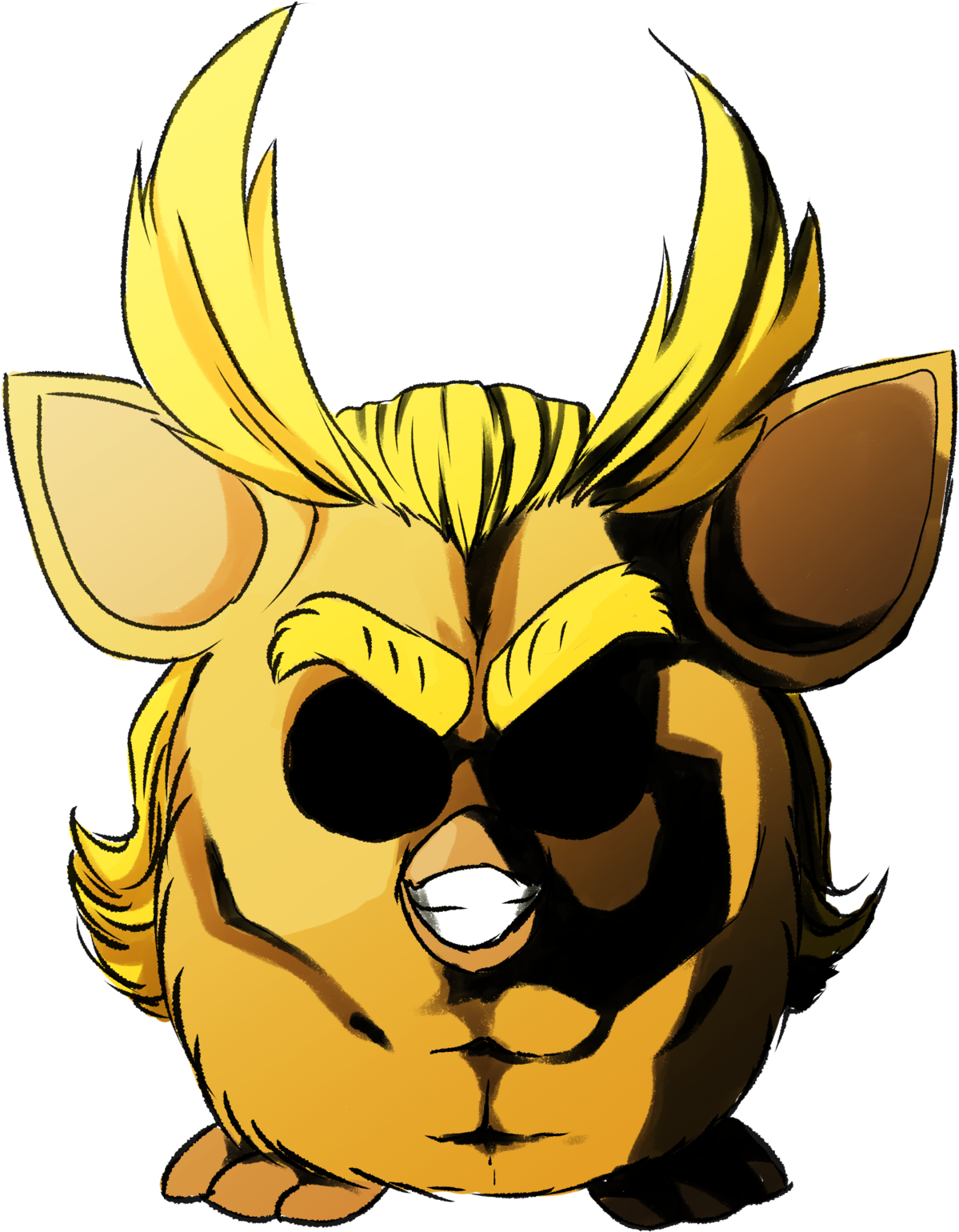 Art I Made For @ask-allmight Who - Illustration (1280x1581)